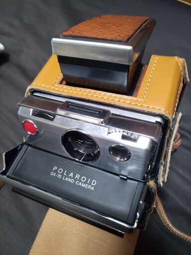 POLAROID ポラロイド SX-70 FRISTモデル ojaga design コラボ レザーケース付き