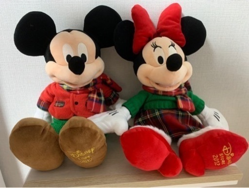 ミッキーミニーぬいぐるみペア おから 流山おおたかの森のおもちゃの中古あげます 譲ります ジモティーで不用品の処分