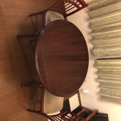 [購入者決定] カリモク　テーブル　椅子4脚セット