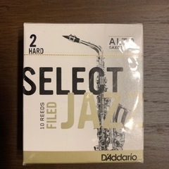 【未開封】ダダリオ アルトサックス用リード SELECT JAZ...