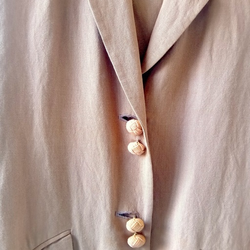 80-90s ヴィンテージ スーツ パンツ＆スカート レーヨン×リネン