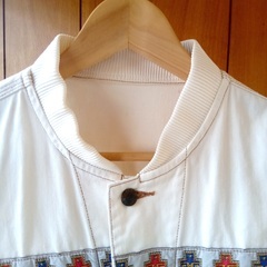 80-90s ヴィンテージ ENRICO COVERI ITALY ホワイトデニムジャケット