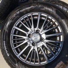 値下げ可（未使用）スタッドレスタイヤ4本　　　195/65r/15＋ホイール＋チェーン