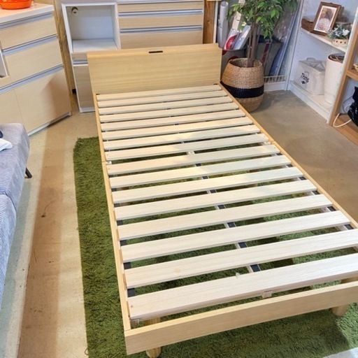 シングルベッド⭐️ マットレスセット　すのこベッド　フレーム　木製