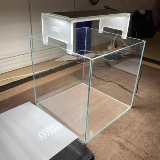 その他 中古 A D A30cm水槽とライトおまけ付き