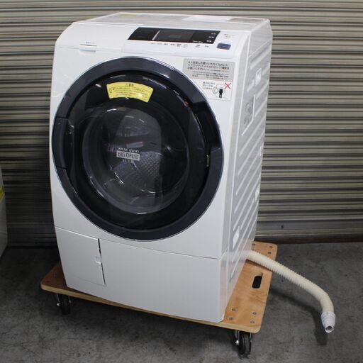 T845) 日立 洗濯10.0kg 乾燥6.0kg 2015年製 ドラム式洗濯機 BD-S3800L 左開き ヒートリサイクル ビッグドラム HITACHI 10kg 洗濯 乾燥