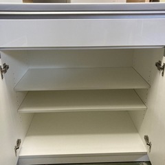 ○ ニトリ、キッチンカウンター、幅約120センチ、キッチン収納
