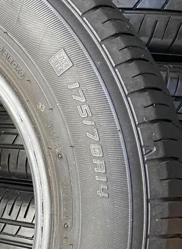 175/70R14⭐工賃込み！ヤリス、ヴィッツ、シエンタ、ポルテ、フィット、キューブ等に！バリ山！美品！GOODYEAR製サマータイヤ入荷しました