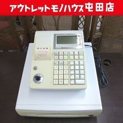 電子レジスタ TE-300 ホワイト コンパクト 領収書発行 店...