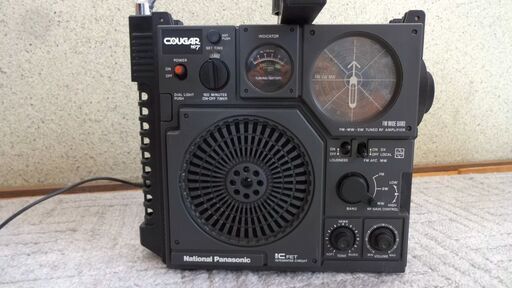 【手渡し限定】＊動作品＊National クーガー7　ACアダプターに難あり 手渡し限定】＊動作品＊National クーガー7 ACアダプターに難あり