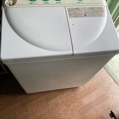 【ネット決済】二層式洗濯機　中古