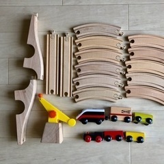IKEAの木製トレイン
