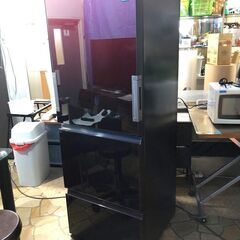 札幌近郊 送料無料 シャープ 3ドア 冷凍冷蔵庫 356L 動作品 SHARP SJ