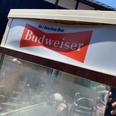 ^_^ バドワイザー　冷蔵ショーケース　引き取りもしくは岡山県配達できます。 _^ バドワイザー 冷蔵ショーケース 引き取りもしくは岡山県配達できます。