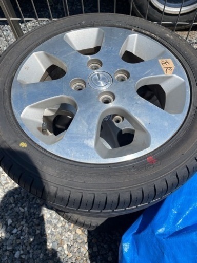 タイヤ165/155R14アルミホイール