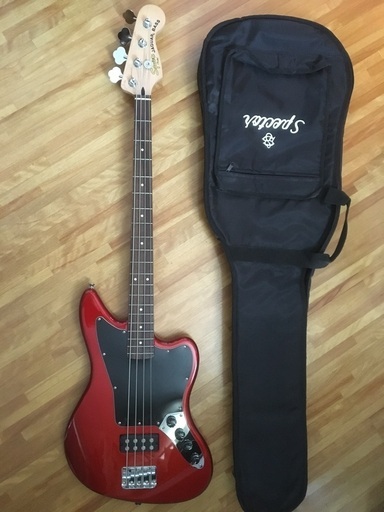 弦楽器、ギター squier jaguar bass