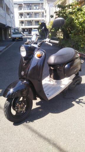 値下げ!【配送可\u0026整備済】ヤマハ　ビーノ　ブラック　2st　原付　バイク　50cc　スクーター