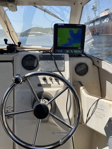 中古艇　ヤマハ　F１１５馬力　船外機　２４ft ボート