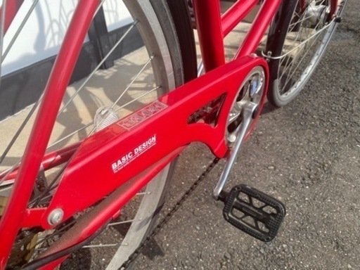自転車 AEGIS 自転車 赤