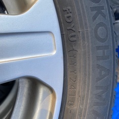 アルミ付スタッドレス　ヨコハマ　IG60 2018年製　コンパクトカー　マルチ