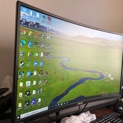 ASUS ゲーミングモニター ディスプレイ VA326H 31.5インチ VA カーブ 