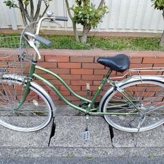 (chariyoshy 出品)26インチ自転車メタリックグリーン