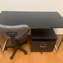 机、椅子、棚のセット