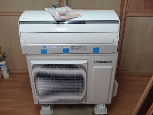 ありがとうございました。・・・パナソニックエアコン　CS-284CXR　2.8 kW　冷房12畳