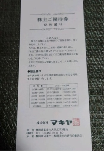 マキヤ 優待券100円×10枚 www.inversionesczhn.com