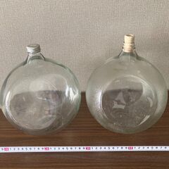 当時物　昭和レトロ　大容量　大瓶　大丸瓶　古瓶　丸瓶　丸酒瓶　花瓶　