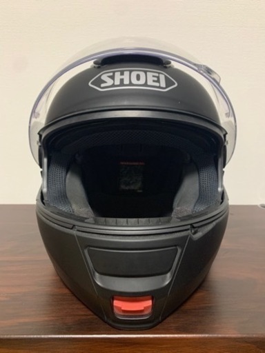 【40%値下げ】SHOEI 高性能ヘルメット(サンバイザー付き、顎部分開閉可能)