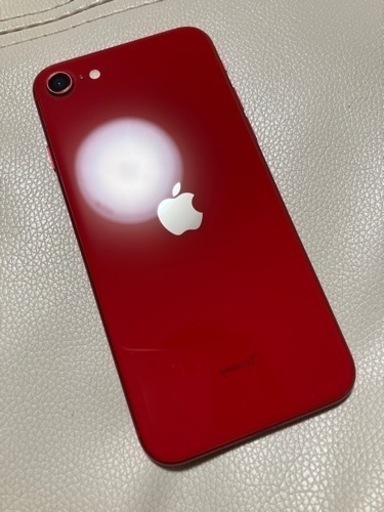 【極美品】アップルApple iPhone SE 2世代目 128GB レッド 赤 ケース付き