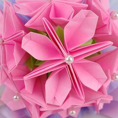 お花の折り紙ブーケ教室♥花ORIGAMIぶーけ♥紫陽花の折り紙ブーケ − 愛知県