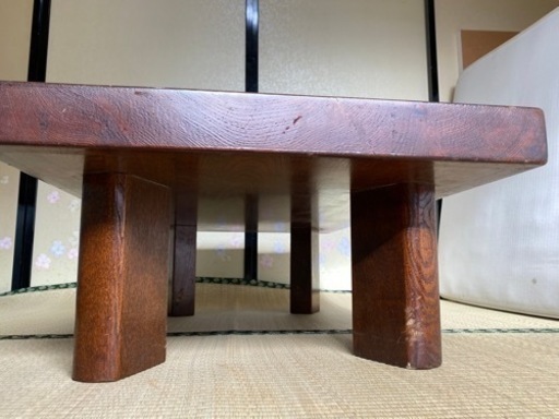 一枚板　ケヤキ　ローテーブル
