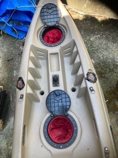 値下げ可 引き取り限定 状態悪いカヤック