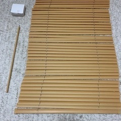 木目調ブラインド 60cm x 98cm 中古品