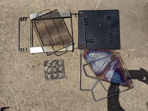 MoonLence 焚き火台 3段調整 ステンレス製 A610