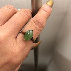 鑑別付】最高級 天然本翡翠使用 2.193ct ミャンマー産 ヒスイ シルバー 