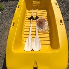 受け渡し予定者決定手漕ぎボート美品
