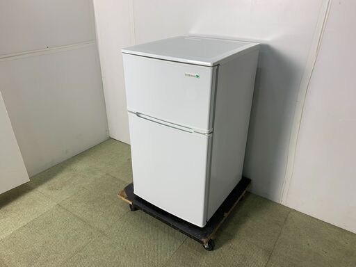 (220414)　ヤマダ電機　ノンフロン冷凍冷蔵庫　YRZ-C09B1　2017年製