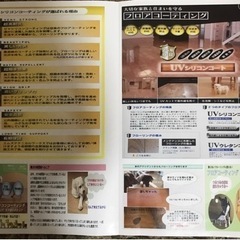 床のコーティング: 紫外線防止・床のキズ，シミ防止・塗り替えなし　床コーティング