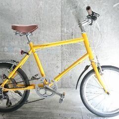 美品✴︎プラダワンピースツイードノースリーブひざ丈フレアブラックM-自転車中古 ミニベロ WEEKEND BIKES 外装7段変速 タイヤ20インチ カラーオレンジ 