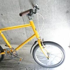 美品✴︎プラダワンピースツイードノースリーブひざ丈フレアブラックM-自転車中古 ミニベロ WEEKEND BIKES 外装7段変速 タイヤ20インチ カラーオレンジ 