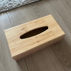 IKEA ティッシュケース　木製　ナチュラル