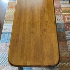 木製・組立式120cm x 60cm ローテーブル