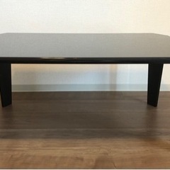【ネット決済】折りたたみテーブル　ブラック