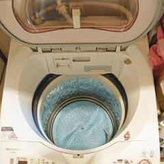 お譲り先決定!シャープ洗濯乾燥機 ES-TX830-P