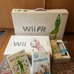 Wii、Wii fitほか5点セット