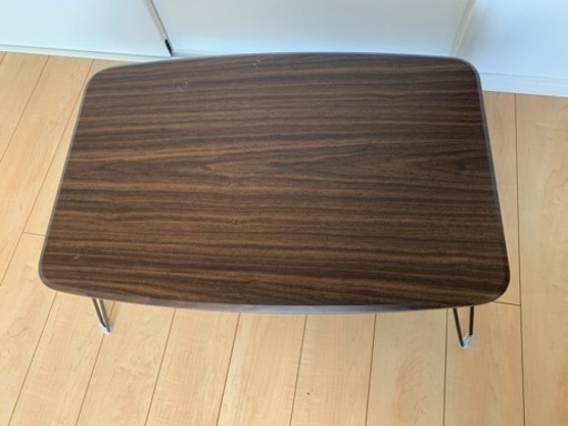 長方形　折りたたみ机 75×34cm