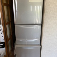 【ネット決済】中古 大型冷蔵庫 424リットル  引き取りのみ